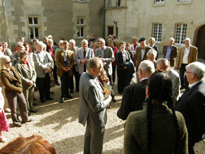 begruessung im schloss